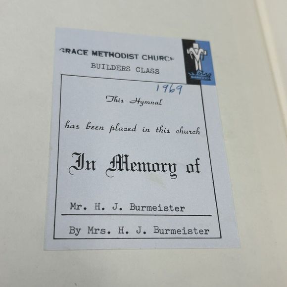 Tabernacle Hymns Number 4 Green 1960's Religious Songs Spirituality‎ Church Book - Picture 2 of 12